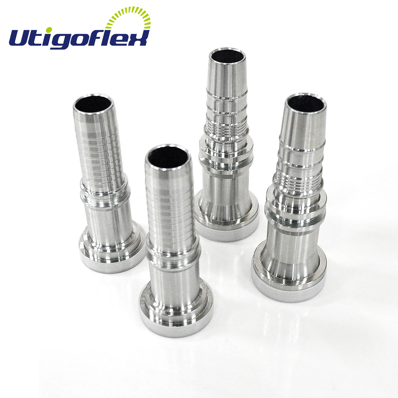 Utigo Factory OEM ODM Carbon Steel/Stainless Steel Thread Connectors Adapter Hydraulic Hose Fittings