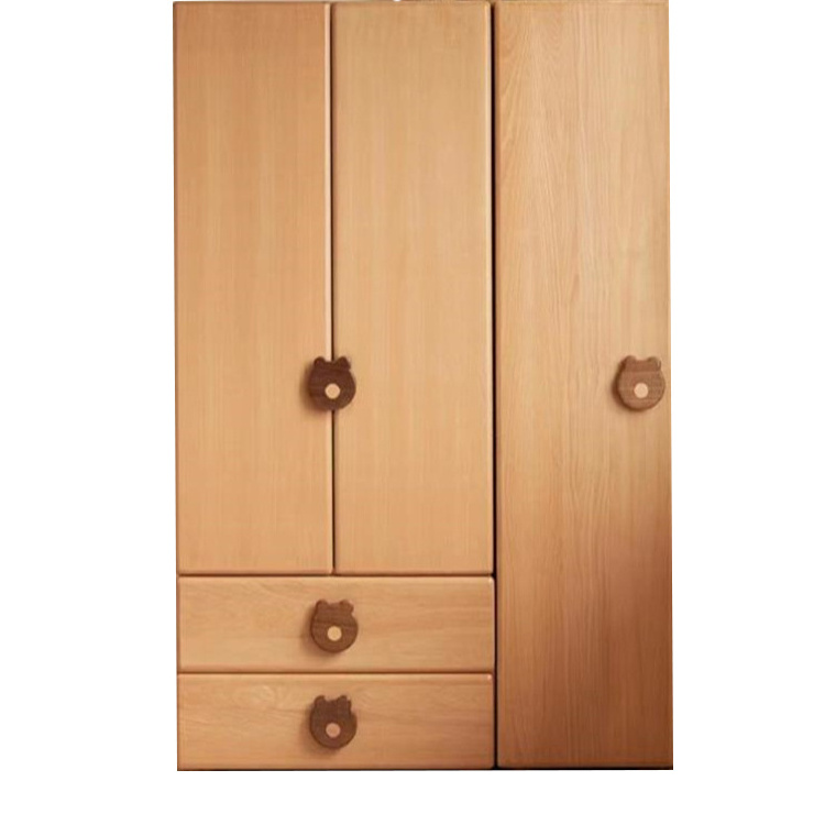 High end custom made bedroom wall wardrobe furniture design wooden children wardrobe cabinet