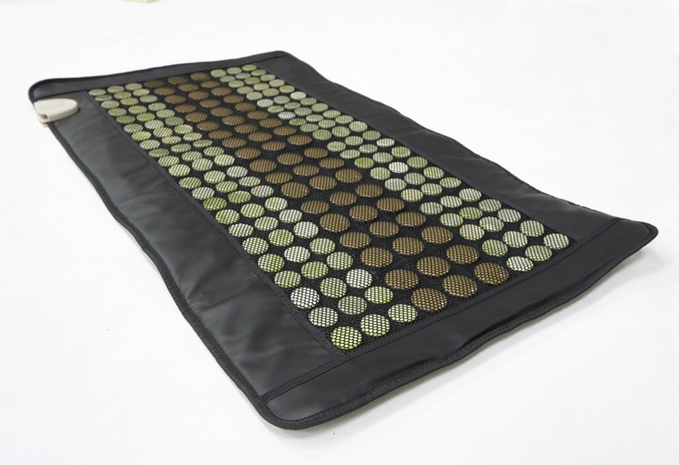 Factory Price Gemstone Therapy Mat Tourmaline Jade Wrap Gernanium Thermal Mattress Body Massager Massage Mattress CE ROHS FCC