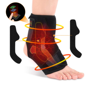 Ankle Warmer, Heated Ankle Brace Wrap Heated Foot Socks Hot Therapy Foot Wrap Compression Support