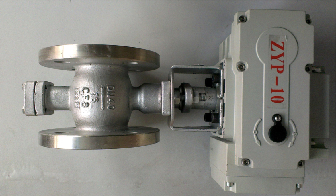 Electric Actuator Vacuum Stainless Steel Flange Sanitary Drainage Motorized Valve