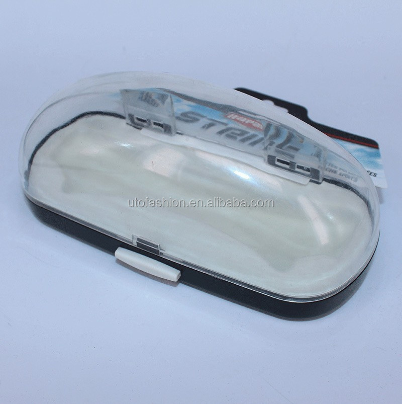 YT8018 Fanny plastic sponge clear sport glasses case