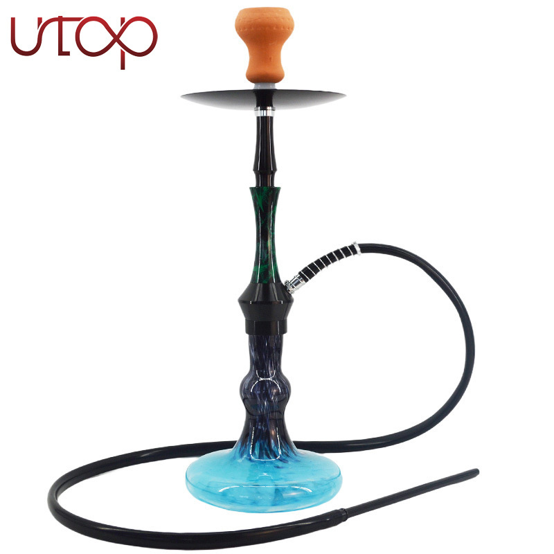 Modern Union Russian Deluxe Large Smoking Set Gold Pink Nargile Resin Glass Chicha Shisha Hookah large floor hookah