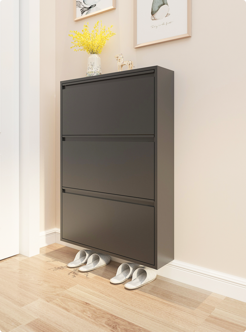 wall mount shoe rack modern steel shoe cabinet