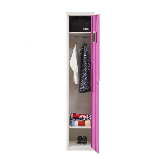 Cheap gym metal staff clothes locker with single door 1/2/3 door customized modern storage lockers