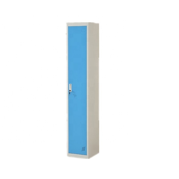 Cheap gym metal staff clothes locker with single door 1/2/3 door customized modern storage lockers