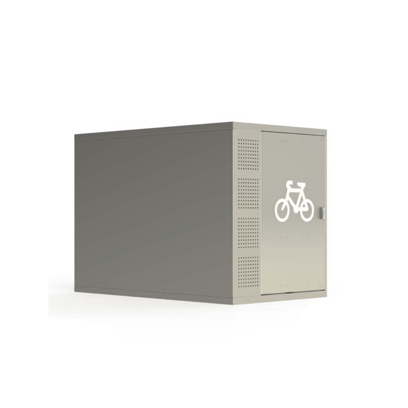 Outside Waterproof Metal Vertical bike locker storage shed garage bicycle locker