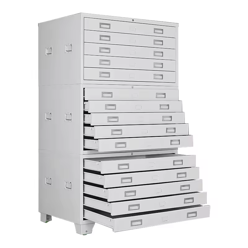 2024 heavy duty plan filing and plan storage storage cabinet solution  map cabinet with drawers