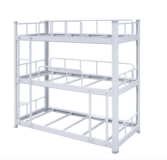 Twin Triple Bunk bed in Black Metal China manufacturer