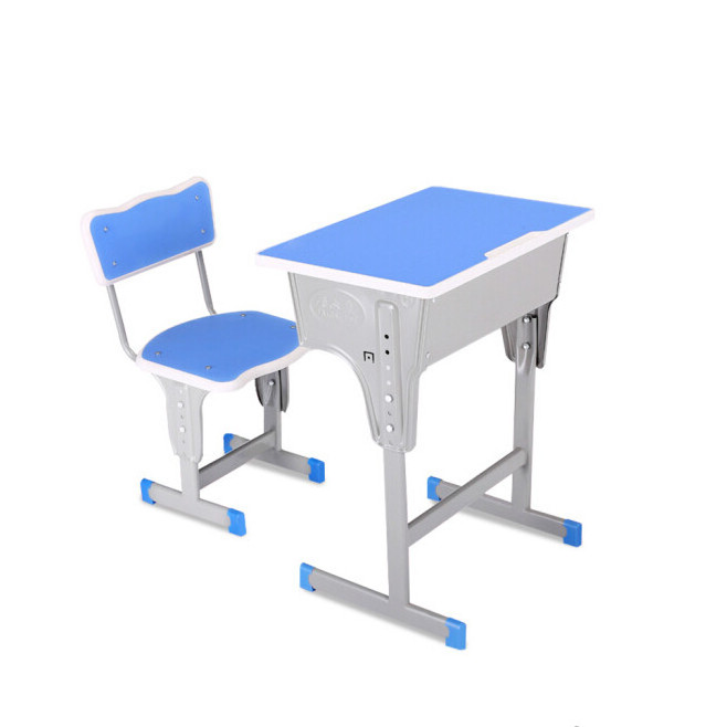 Wholesale cheap student single school desk and chair set elementary study table and chair modern primary school desk