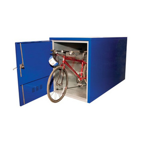 Outdoor Furniture Waterproof Bicycle Storage Locker Public Metal Bike Lockers