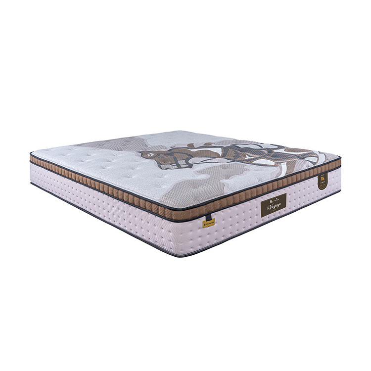 Foam Mattress Pocket Spring Queen Bed Rolled Topper King Size Vacuum Packed Memory Foam Mattress