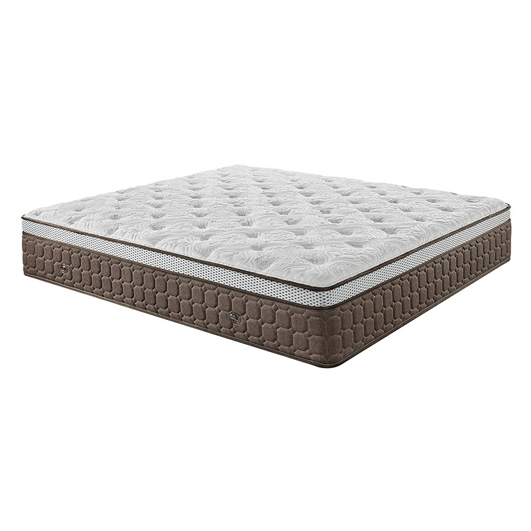 Foam Mattress Pocket Spring Queen Bed Rolled Topper King Size Vacuum Packed Memory Foam Mattress