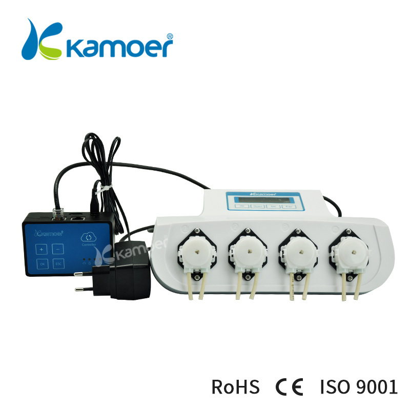 Kamoer small centrifugal water fish aquarium dosing peristaltic tubing pump controller