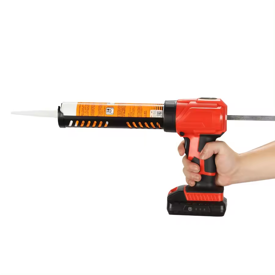 cordless heavy duty chargeable electric caulking gun silicone sealant glue gun for construction