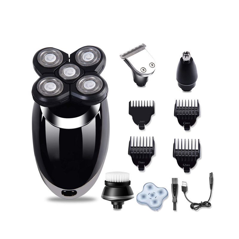 4 in 1 Cordless Bald Head Shaver Waterproof USB Rechargeable Electric shaver