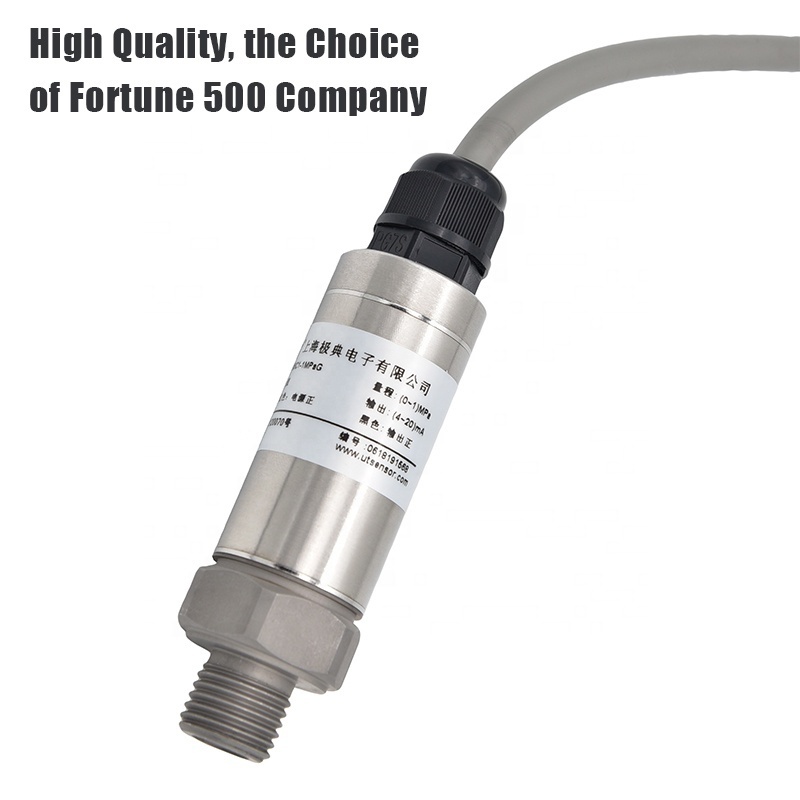 high quality 0-5V 4-20mA stainless steel 1/8 npt thread engine oil pressure sensor with 4 pins connector