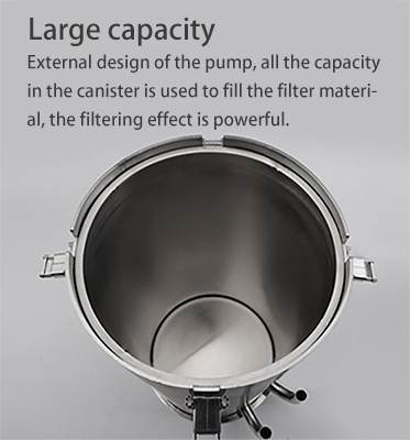 New arrival customized aquarium fish tank stainless steel external canister filter for aquariums planted tank