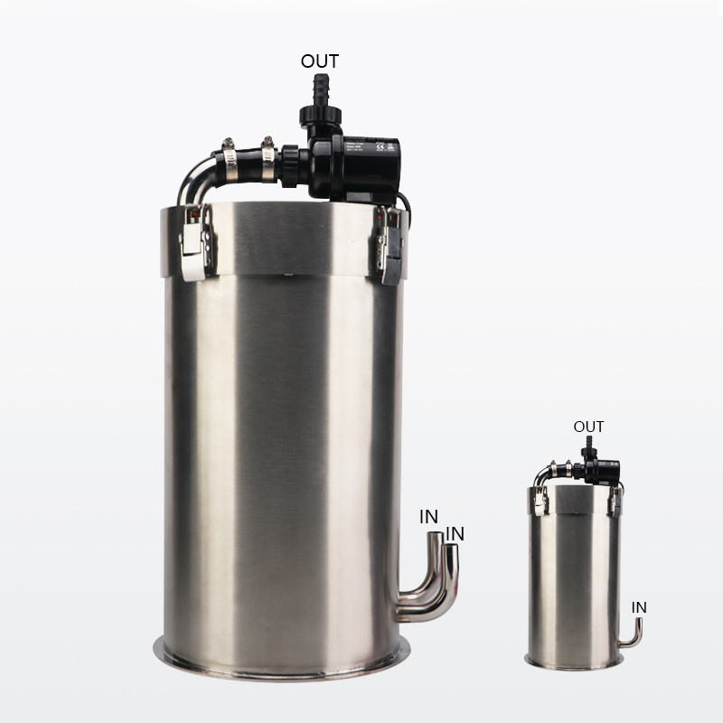 New arrival customized aquarium fish tank stainless steel external canister filter for aquariums planted tank