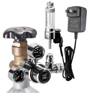 New arrival dual gauge co2 regulator co2 system aquarium for planted tank