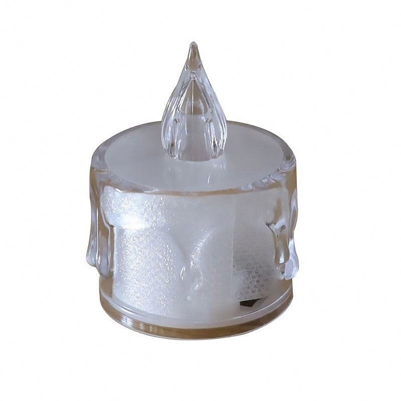 SSY869 Wholesale Votive Battery Operated Plastic Flameless Religious Tears Mini Led Tea Lights Candles With  Flameless