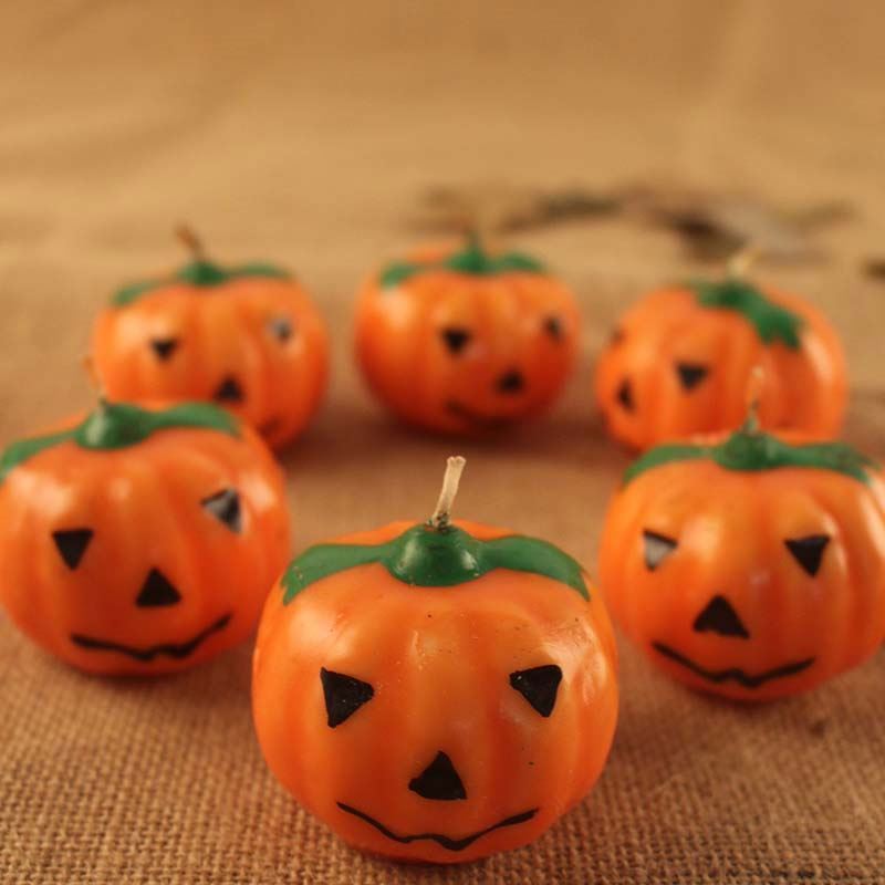 EVEN Hot Sale Custom Handmade Halloween Tealight Candle,  Home Decoration Pumpkin Shaped Candles