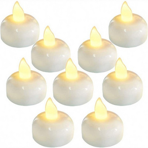 Water Activated LED Tea Light Candle, Yellow Flicker Floating LED Tealight Candle