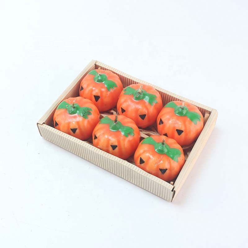 EVEN Hot Sale Custom Handmade Halloween Tealight Candle,  Home Decoration Pumpkin Shaped Candles