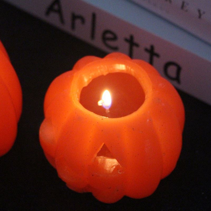 Pumpkin Cute High Quality Custom Private Label Halloween Candles, Party Decoration Scented Pumpkin Candles