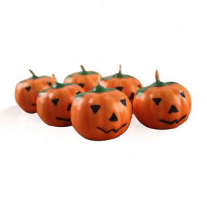 2021 Popular Hot Sale Custom Handmade Halloween Tealight Candle,  Home Decoration Pumpkin Shaped Candles