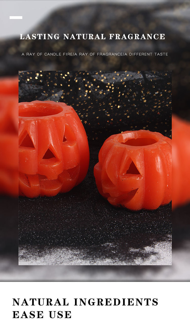 Pumpkin Cute High Quality Custom Private Label Halloween Candles, Party Decoration Scented Pumpkin Candles