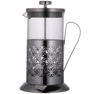 Stainless Steel French Press Coffee Maker 350ML Portable Coffee Press Maker Plunger