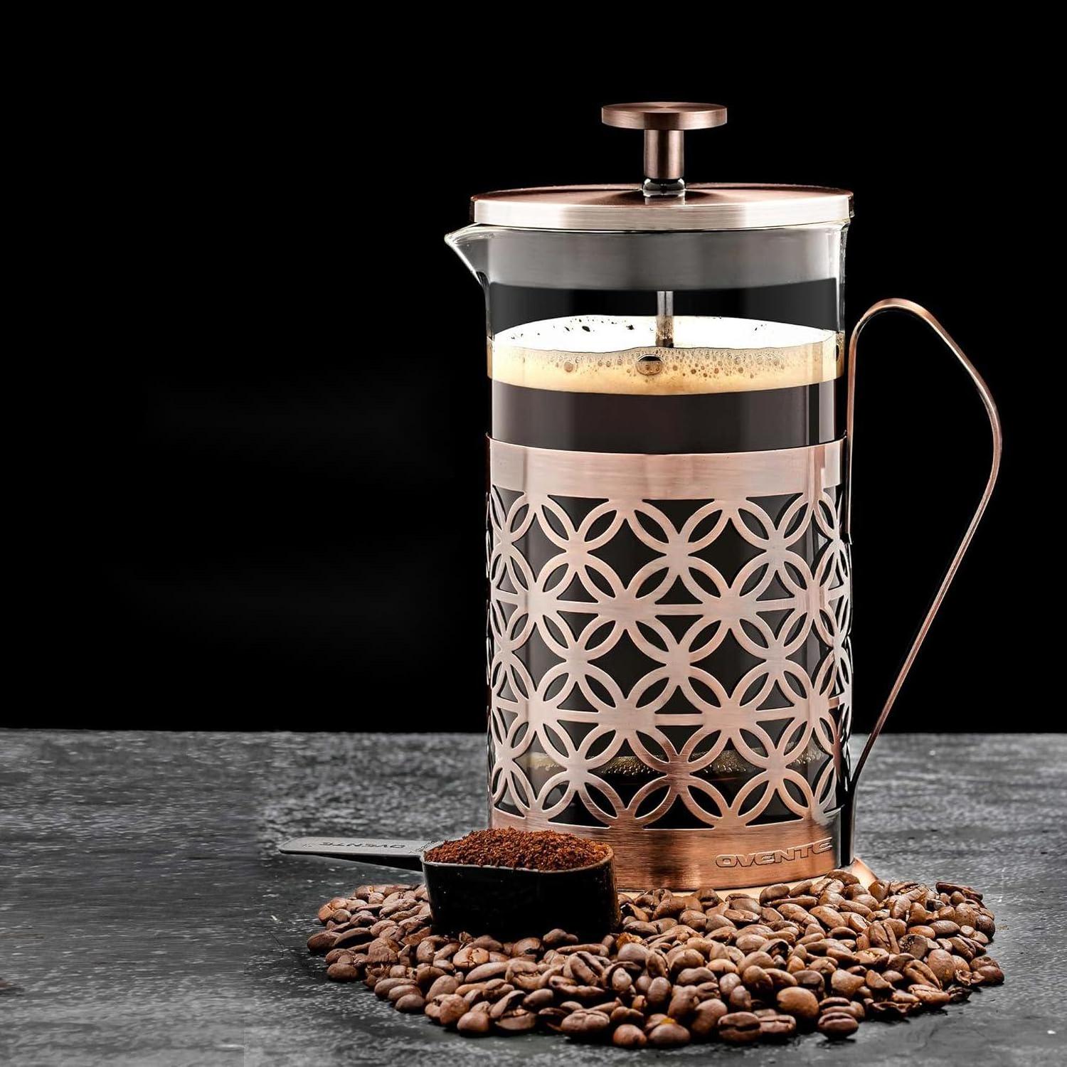 Wholesale French Press Support Customized Classic Borosilicate Glass Stainless Steel French Press Coffee Maker