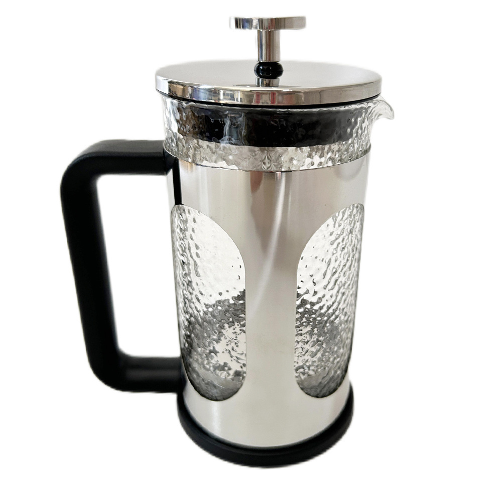 French Press Pot With Filter Multifunctional Hand Punch Coffee Pot Heat Resistant Borosilicate Glass Brewings Pot For Tea Milk