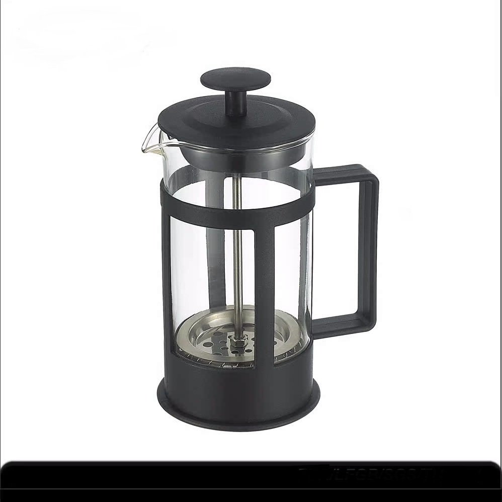 Hot Sale French Press for Coffee OEM ODM Custom Logo Coffee Maker Plastic 350ml Portable French Press Tea Pot For Travel