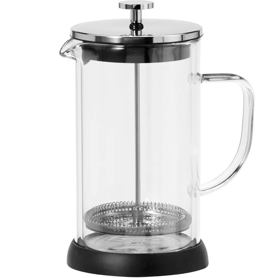 Customized350/600/800/1000ml Heat Resistant Portable Manual French Press Coffee Maker Prensa Francesa With Plunger