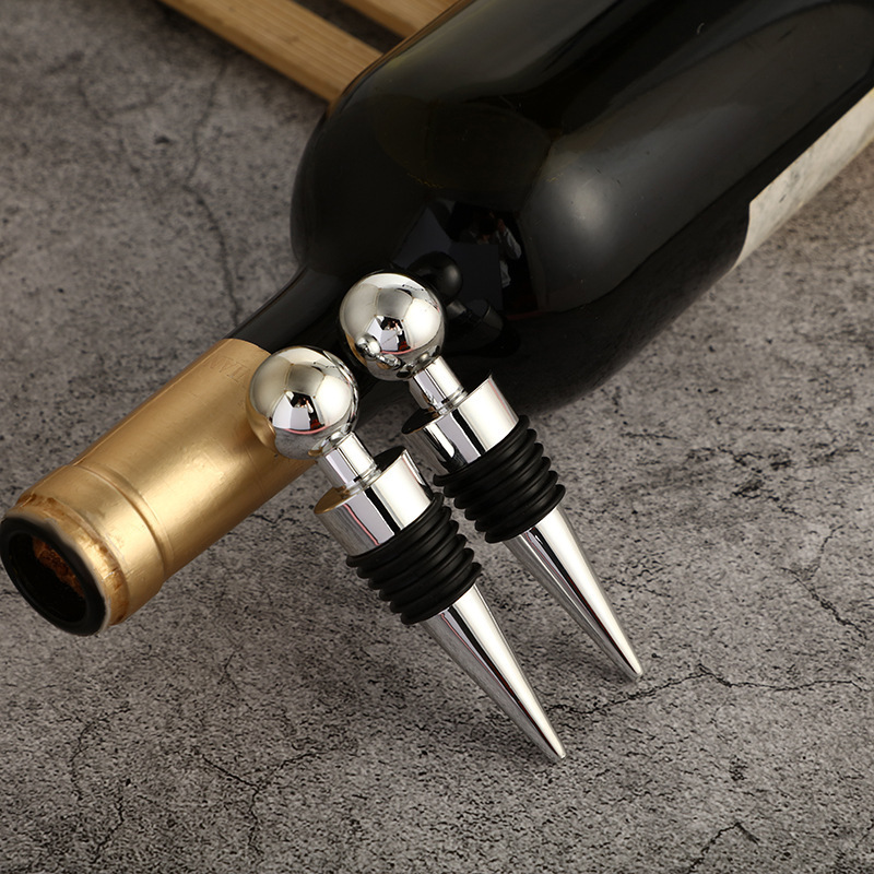 Leak proof Keep Fresh Wine Stoppers for Wine Bottles, Custom Logo Red Wine Corks,  Reusable Stoppers for Wine Bottles