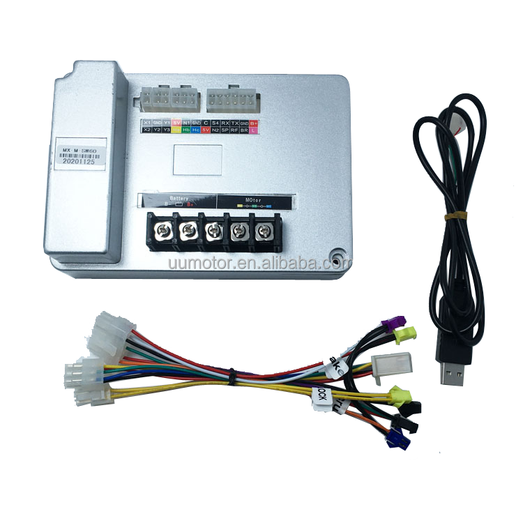 PC programmable multi-voltage 24-60v 50a 250w-3000w  brushless motor controller