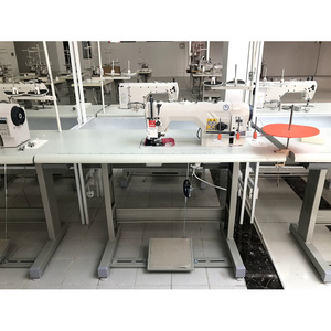 Cheap price automatic flat lock bed seamer industrial interlock fell flat seam sewing machine electronic