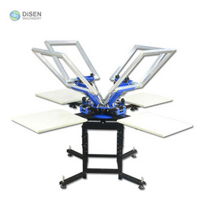 Best price four color tshirt screen printing machine for sale