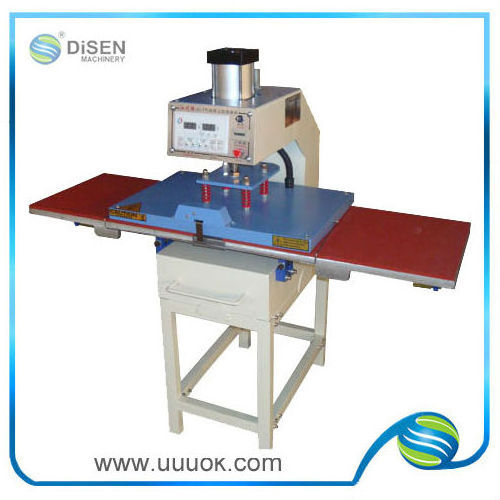 Automatic hydraulic heat transfer machine for skateboard