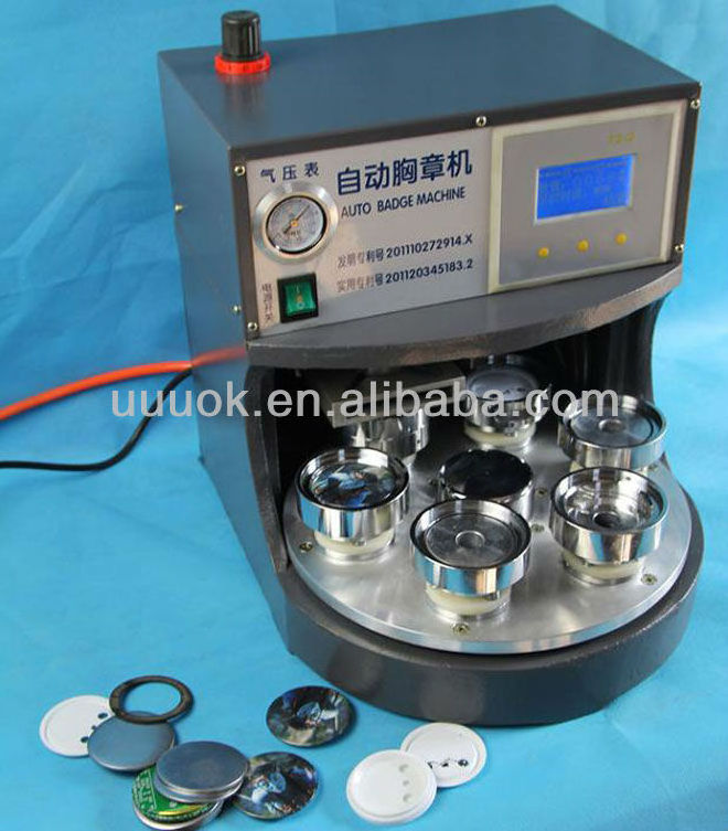 Automatic button badge machine,badge maker machine