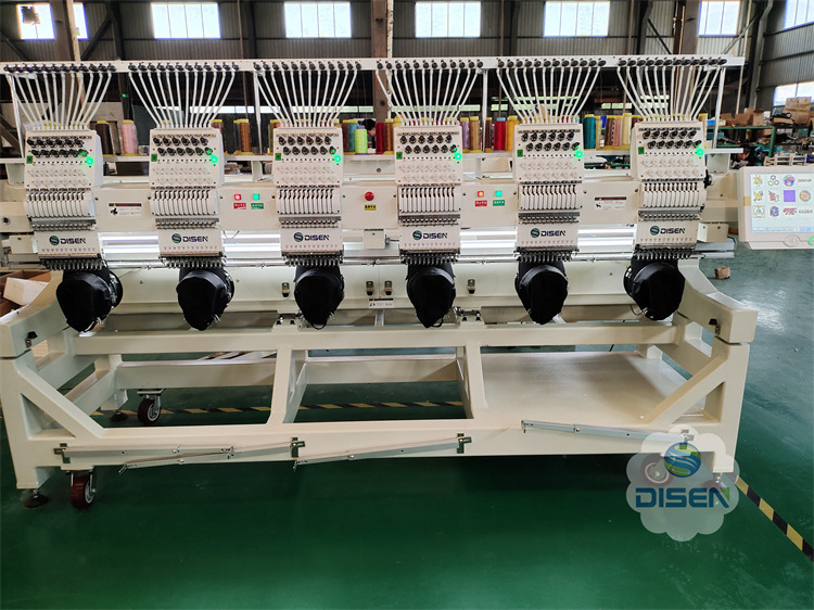 Low Price Best 15/12/9 Needle Dahao Computerized Embroidery Machine 6 Head Six For Hat And T Shirts Carpet Textile Flat Printing