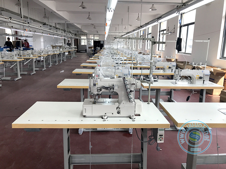 electronic manual feed multi stitch sewing machinery computer multineedle pintuck fur pants denim jeans sewing machine for sale