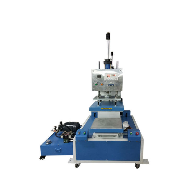 Most popular new design 40*60 glue dispensing machine textile leather embosser fabric heat press embossing machine for t-shirts