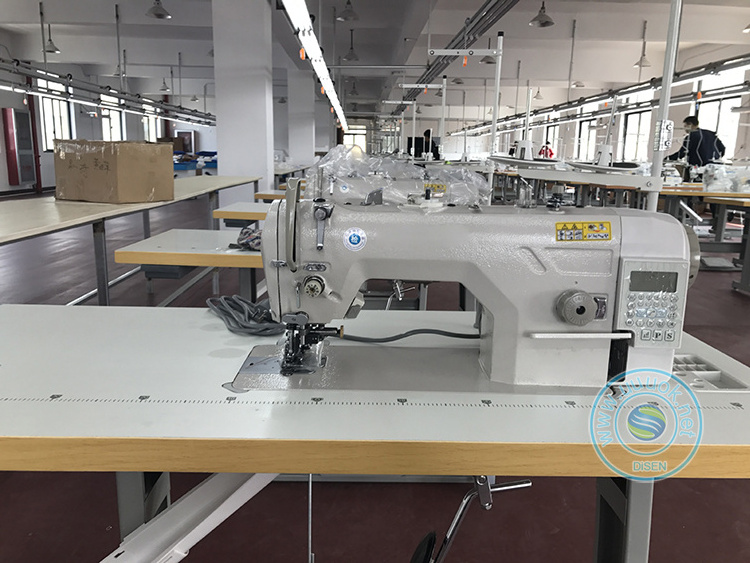 Cheap price automatic flat lock bed seamer industrial interlock fell flat seam sewing machine electronic