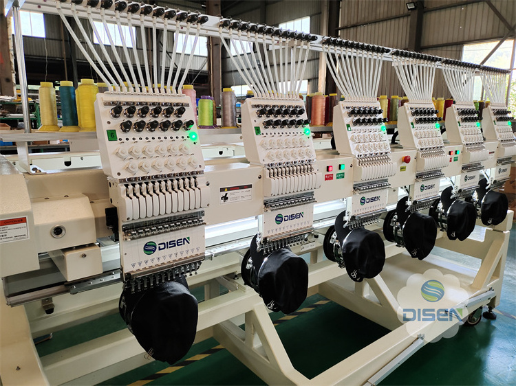 Low Price Best 15/12/9 Needle Dahao Computerized Embroidery Machine 6 Head Six For Hat And T Shirts Carpet Textile Flat Printing