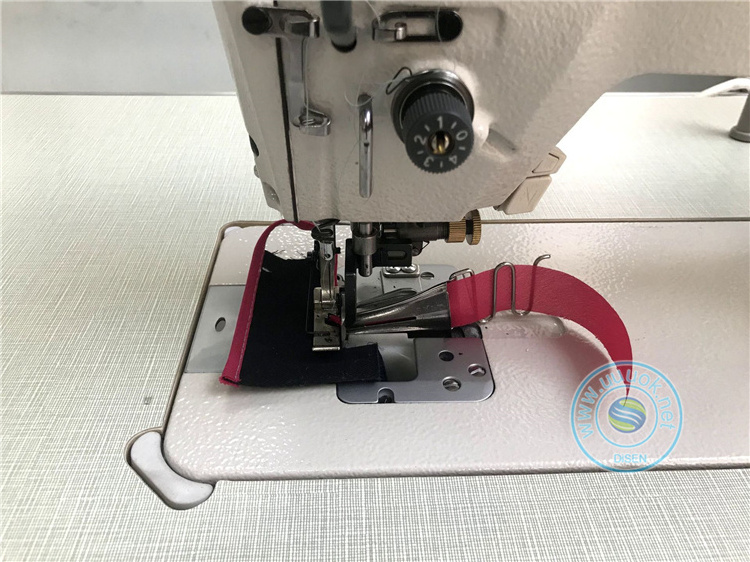 Cheap price automatic flat lock bed seamer industrial interlock fell flat seam sewing machine electronic