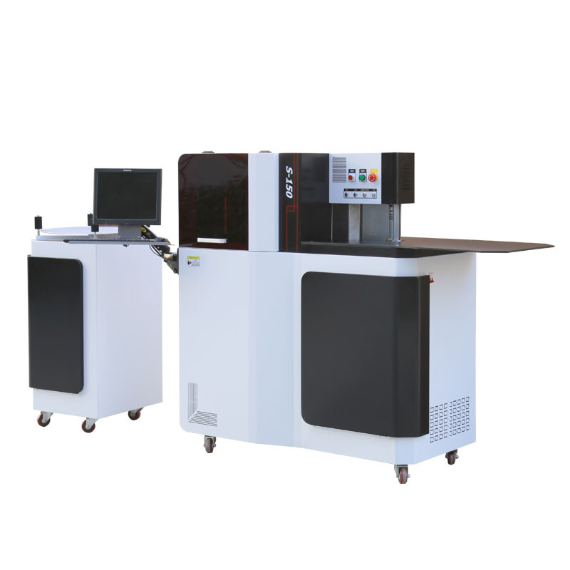 Guandong shenzhen 3d board plastic acrylic metal neon illuminated sign making machine S150 multifunctional CNC bending machine