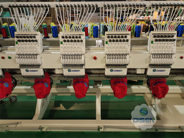 New Technology Textile Jack Flat Cap Sweater Computerized 12 Colours High Speed 9 Needle Multi 8 Head Embroidery Machine Price